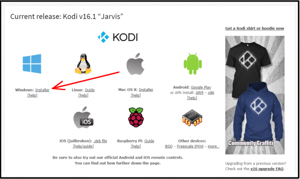 Kodi сайт выбор приложения.png